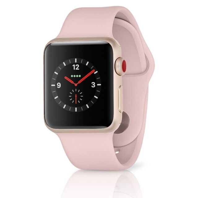 Apple Watch Series 3 38mm rose gold Aluminium Sport Band (GPS + cellular) | eBay
