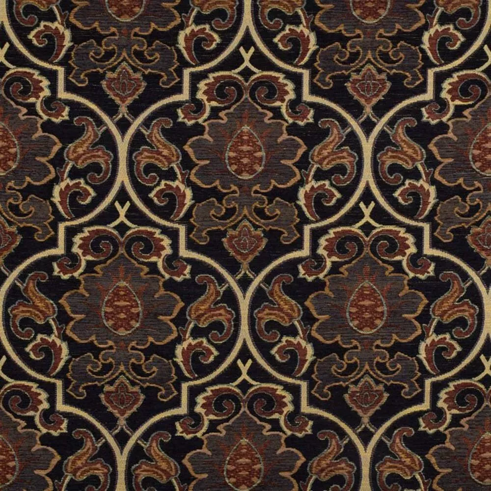 Black tapestry online fabric