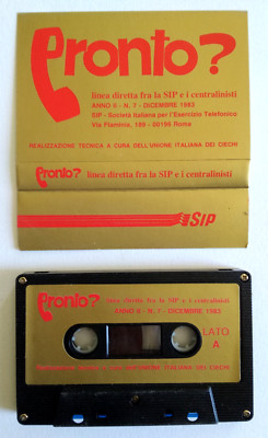Mc Pronto? Direkte Linie zwischen La Sip und den Centralinisten Musicassetta Italy 1983