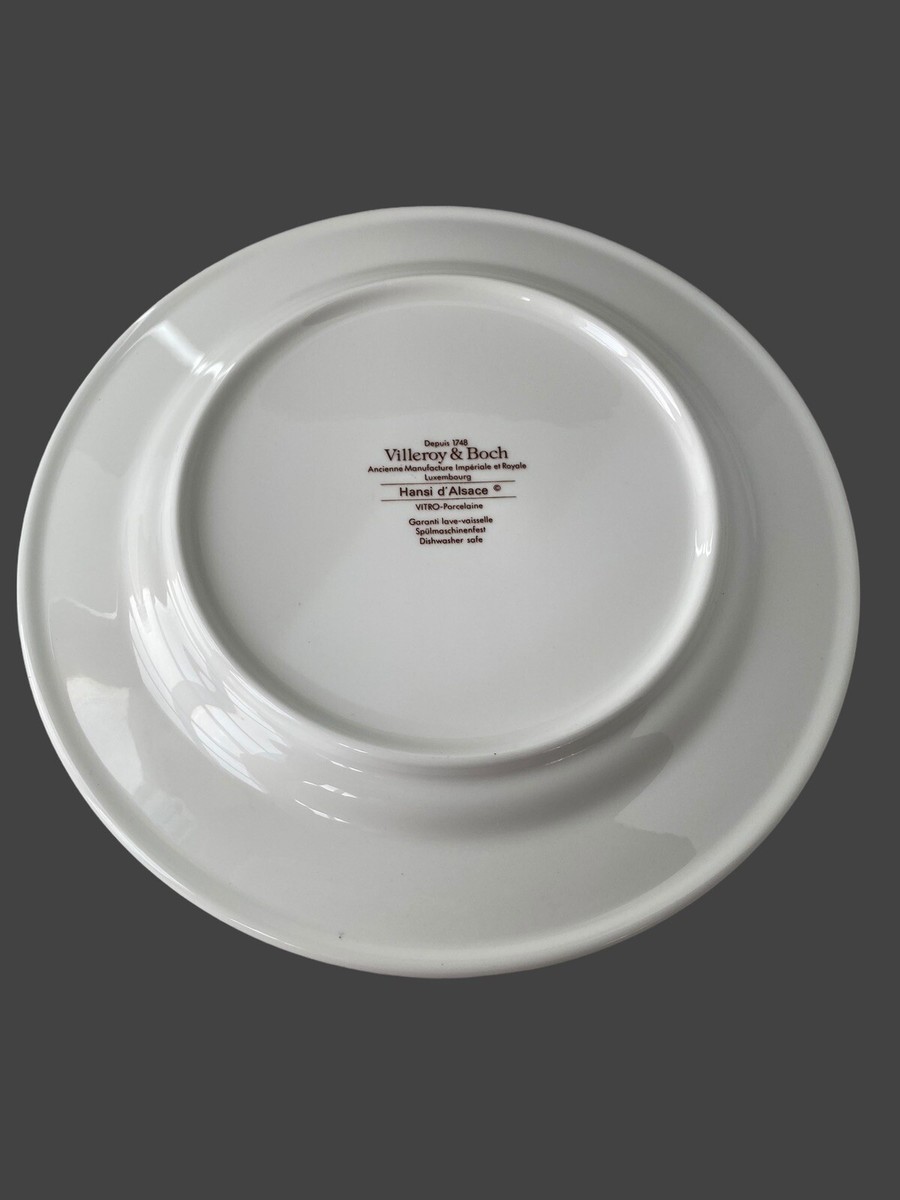 Hansi D'Alsace Salad Plate by VILLEROY & BOCH Alsatian Girl Mint