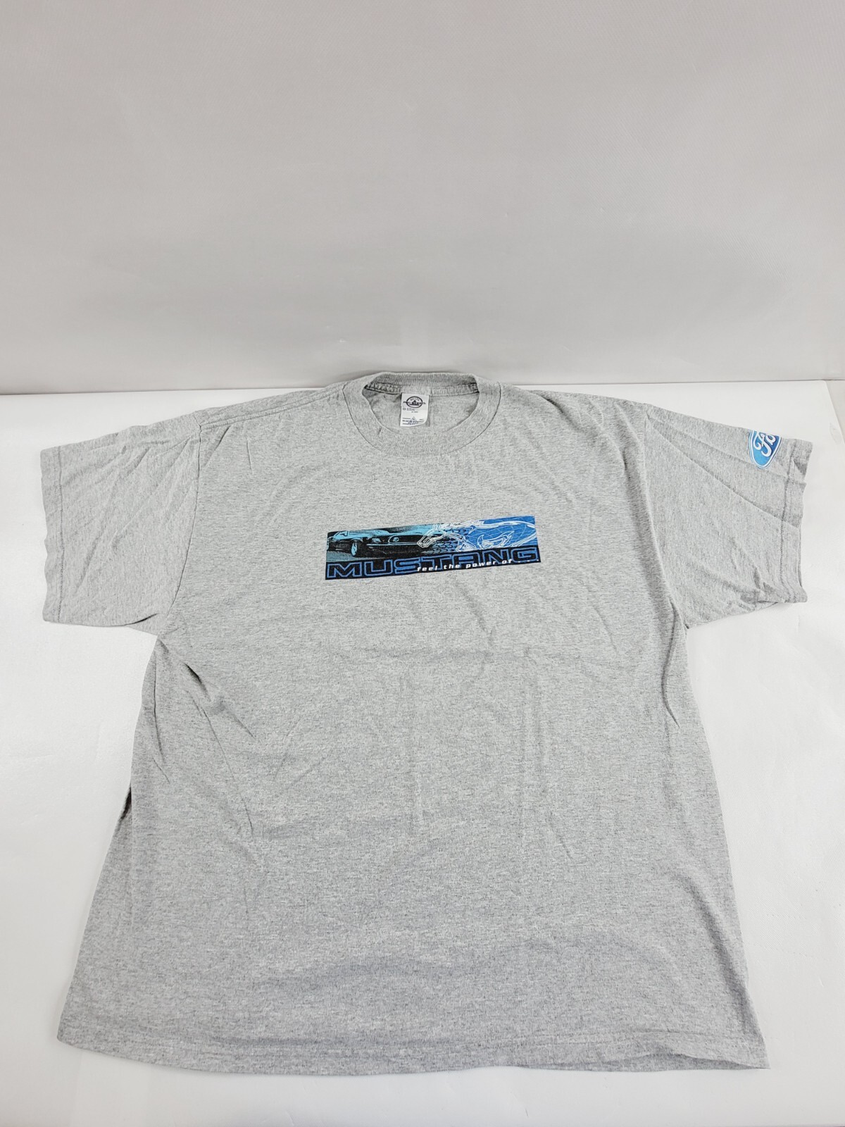 PONY Camicia uomo XL grigia Ford Mustang senti la potenza