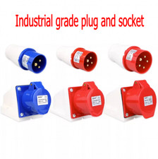 IP44 Industrial Plug and Socket Waterproof Connector 3PIN 4PIN 5PIN 16A/32A Watt