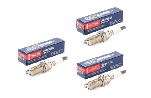 KIT 3 CANDELE DENSO K16HR-U11 CITROEN C1 PEUGEOT 107 TOYOTA AYGO 1.0 50KW 1KR-FE - Foto 3 di 5