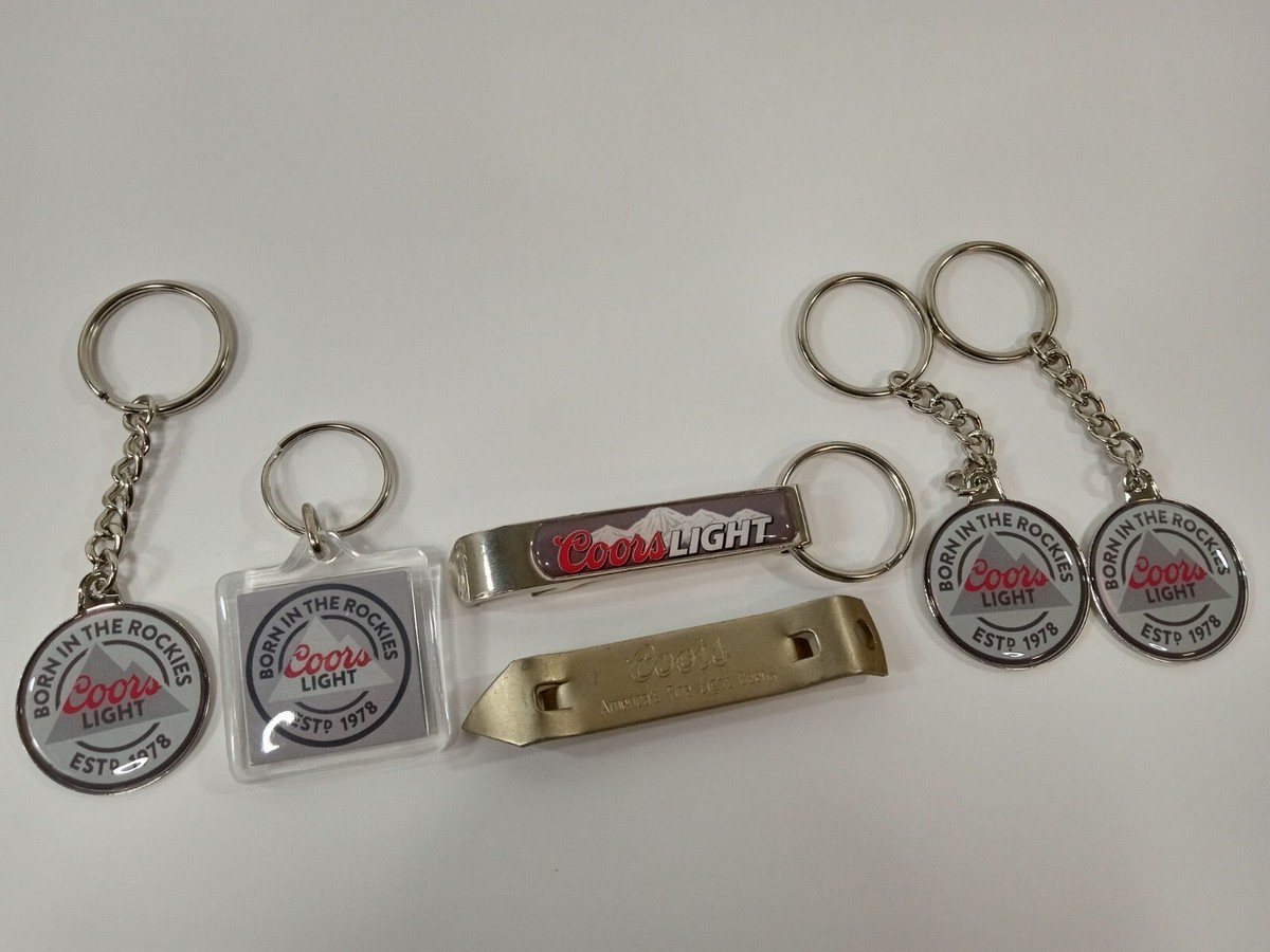 Coors Light Keychain/Bottle Opener Lot