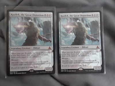 Kozliek,The Great Distortion X2 Magic The Gathering NM Oath of The