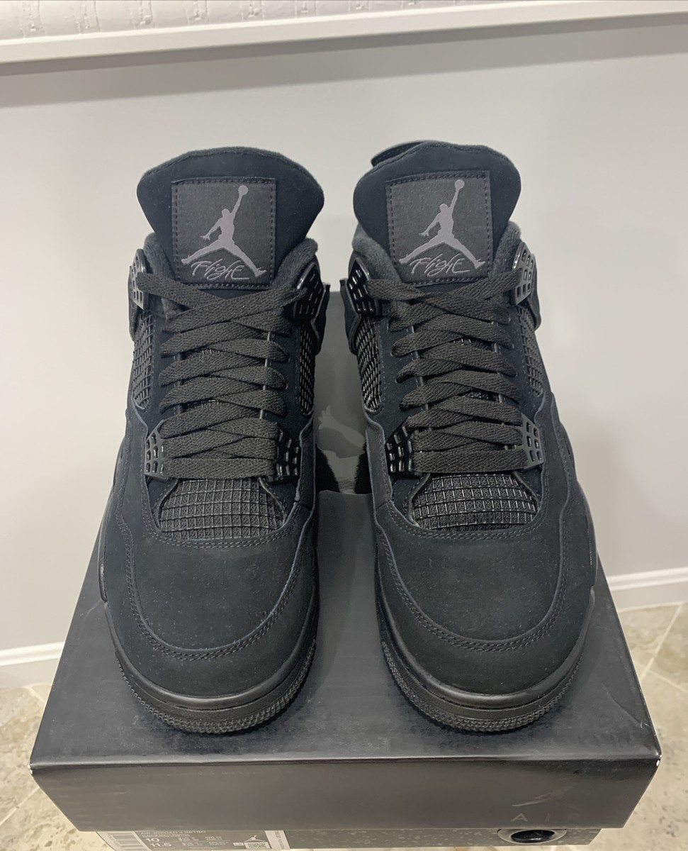 AIR JORDAN 4 RETRO BLACK CAT US10 新品未使用 Nike Air Jordan 4 Retro Black Cat 2020 Size 10-13 Light Graphite