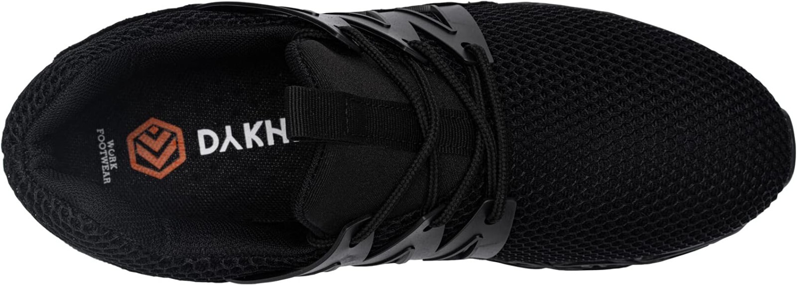 DYKHMATE Men's Steel Toe Shoes Wide Lightweight Safety Sneakers for