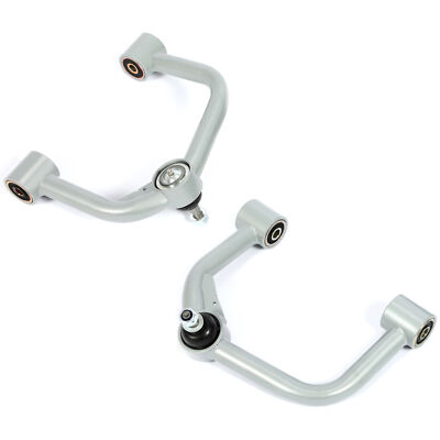 Front Upper Control Arms For 2-4'' Lift For 09 10-22 Ford F-150 4WD Powder Coated