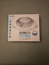 Homedics SoundSleep White Noise Sound Machine Silver Small Travel Size