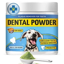 Probiotic Dog Dental Powder | Breath Freshener & Teeth Cleaning | 100g