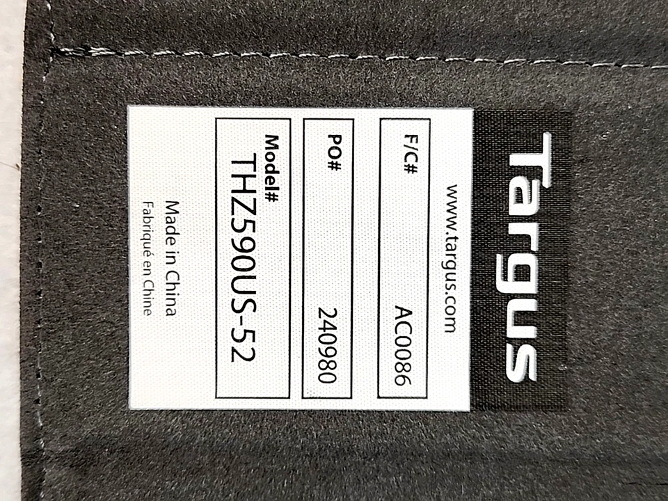 Targus Fit-n-Grip 7"-8" 360 Rotating Black Tablet Case Galaxy Kindle iPad Nexus - Image 4 of 4