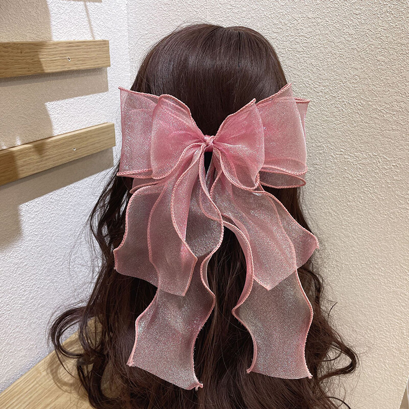 ☆TATIANA☆ Set Cute Ribbon Hair Pinch Pin Set HB2215 TATIANA】Cute Ribbon Hair pinch pin SET HB2215〜2個セット