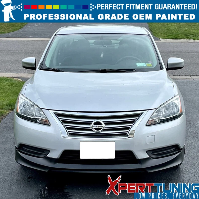 Fit For 13-17 Nissan Sentra Front Bumper Lip Spoiler Body Kit PP OE Style Foto 4 de 4