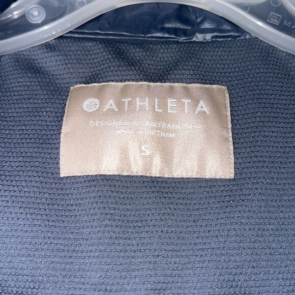 Athleta Rock Ridge Primaloft Hooded Performance Jacket Blue Size Small