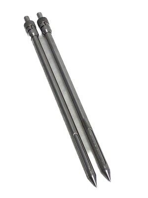 (Lot of 2) Stainless Steel Liquid & Soil Sampling Testing Stakes 20-1/2 L 3-1/2''