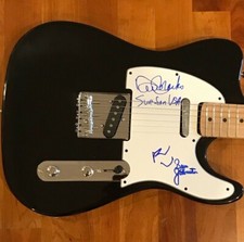 * THE BEACH BOYS * signed electric guitar * WILSON, JOHNSTON & MARKS  * PROOF 3