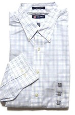 Chaps Mens Classic Fit Dress Shirt Long Sleeve Wrinkle Free Size 16-16.5" 32/33