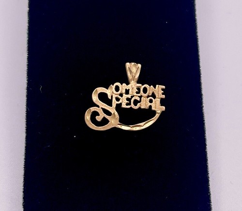 14K Yellow Gold Someone Special Charm Pendant