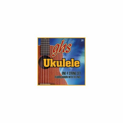 GHS Fluorocarbon Tie Ends - Ukulele String Set, Hawaiian D-Tuning