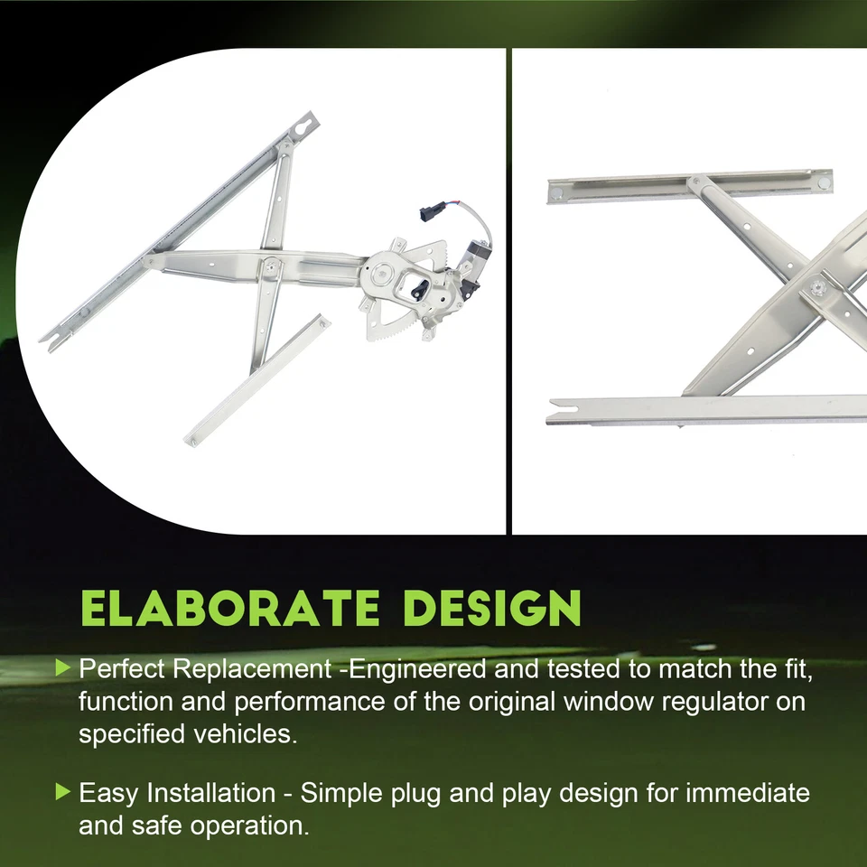 Regulador de ventana eléctrica delantero derecho con motor para camioneta Ford F250 F350 F450 F550 Foto 4 de 4