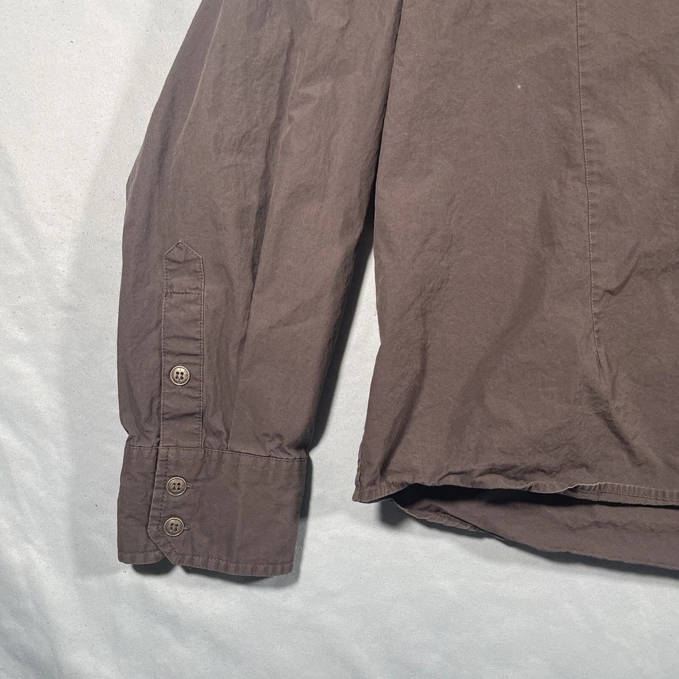 Camisa House Of Lords Hombre 2XL Gris Tachuelas Cruz Y2K Manga Larga Bordada Cachemira Foto 2 de 4