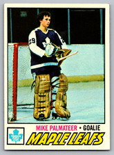 1977-78 TOPPS #211 MIKE PALMATEER MAPLE LEAFS ROOKIE