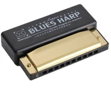 Kongsheng Blues Harp Harmonica Key of C 10 Hole Diatonic Harmonica C with Case
