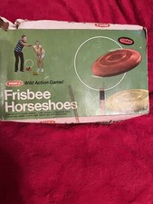 Vintage 1971 Wham-O Frisbee Horseshoes complete with box SEE VERY COOL 4 FRISBEE