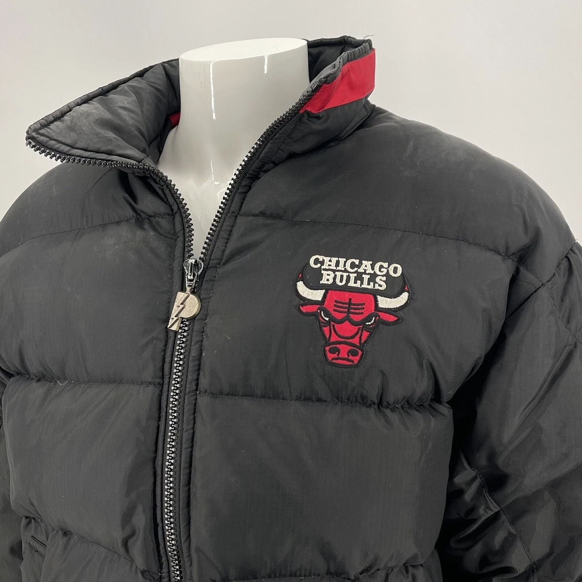 Men's Vintage 90s NBA Pro Player Chicago Bulls Starter Puffer Parka Jacket  Sz XL