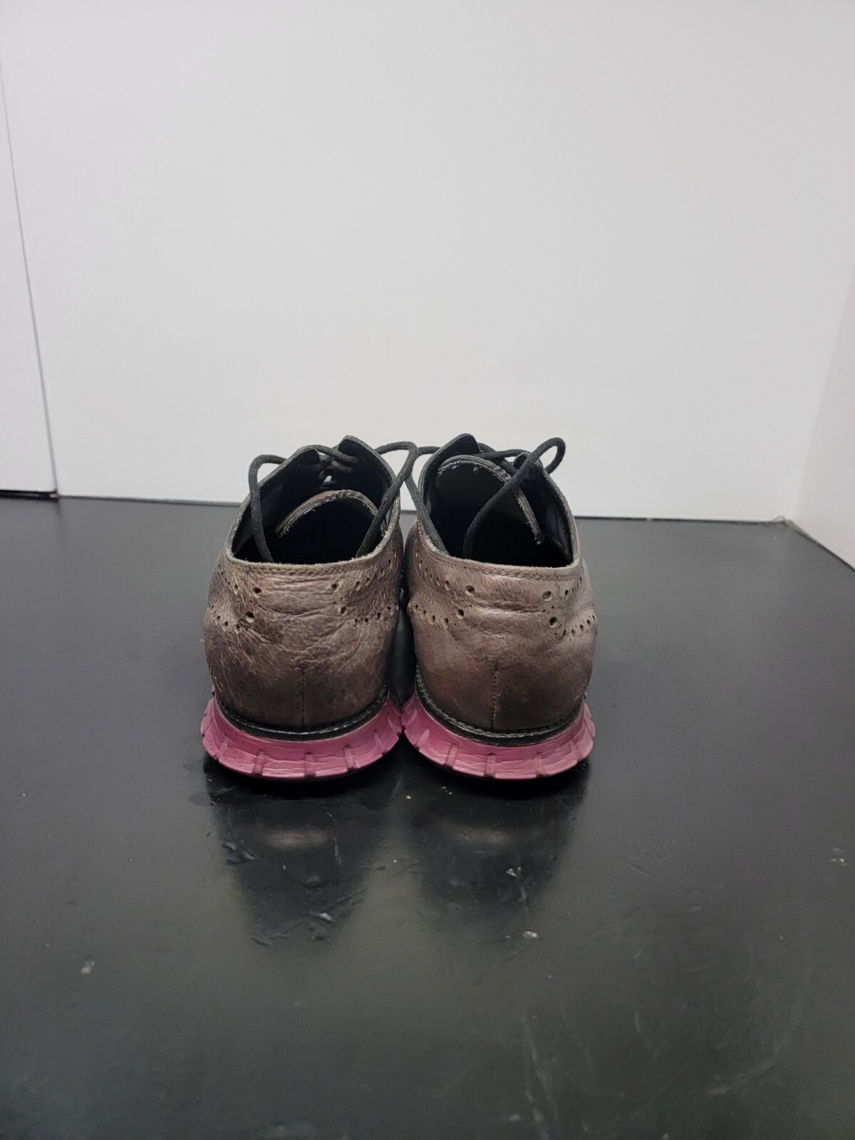 SAOLA Scarpe Oxford Cole Haan Zero Grand da uomo 10M marrone viola da uomo punta ala C20029