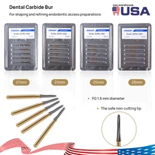 1-10Pack Dental Endodontic ENDO-Z Tungsten Carbide Burs FG Round Bur High Speed