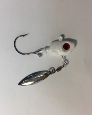 (20) 5/8 Oz Underspin Jigs 5/0 Mustad Ultra Point #3 Willow