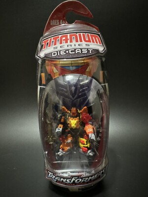 2006 Titanium 3 Inch series Generation 1 G1 PREDAKING Transformers MOSC NEW
