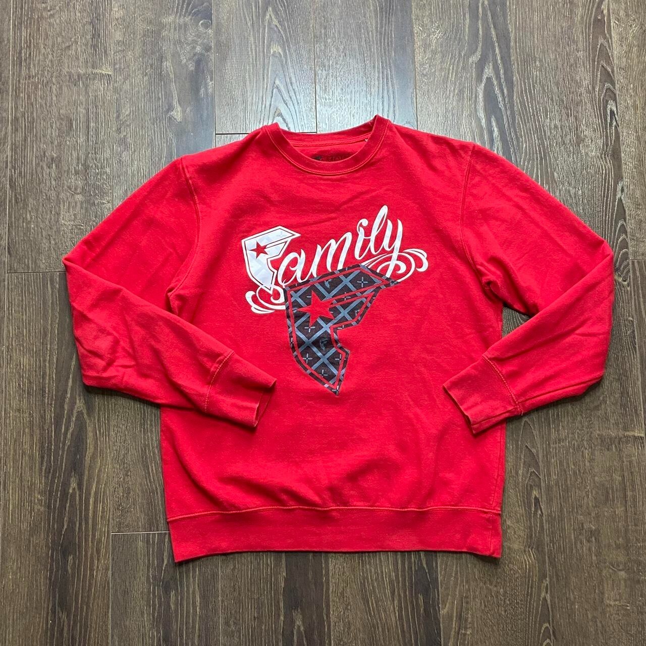famous stars and straps Y2K skater crewneck sz M