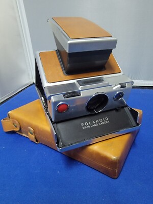 Polaroid SX-70 Land Camera ケース付き Polaroid SX-70 Land Camera in Padded Case with Book TESTED