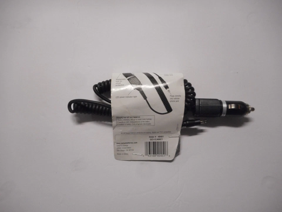 Sanyo # 40451. (G43) Adaptador. Muy buen estado probado. Foto 2 de 4