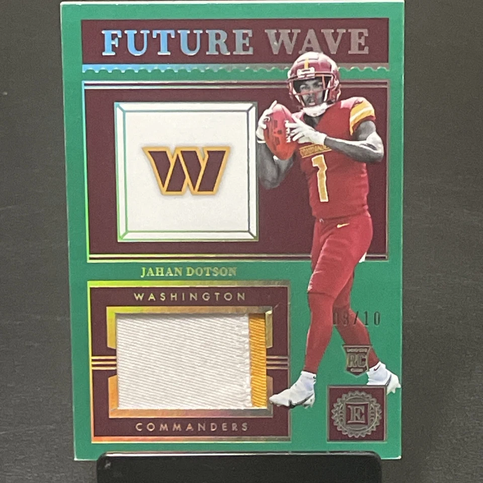 2022 Rookie Green Future Wave Patch Jahan Dotson #FWM 9/10 🔥🔥 - Image 2 of 4