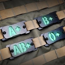 Glow in Dark Backpack Marking Strips for Night Running Climbing Gear