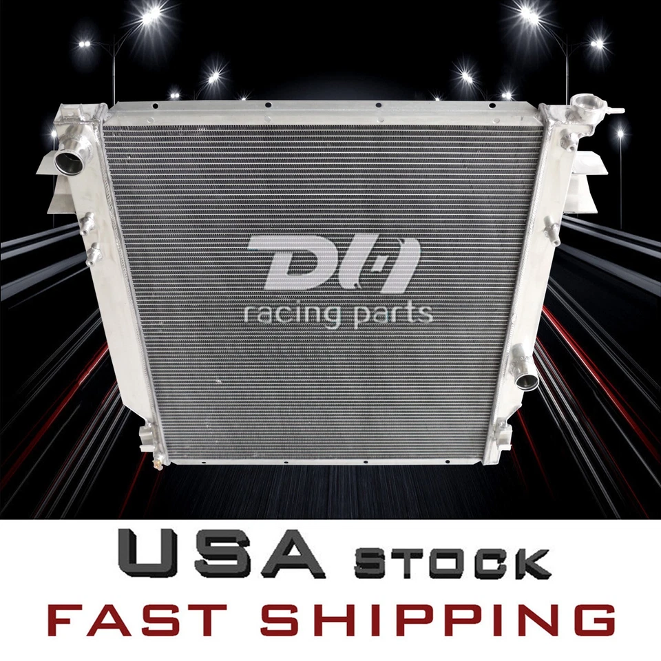 Radiador de aluminio de 3 filas para Dodge Ram 2500 3500 4500 5500 2010-2012 Cummins 6,7 L Foto 2 de 4