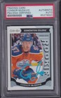 CONNOR MCDAVID - 2015 O-Pee-Chee Marquee Rookie AUTO on Card #U11, PSA/DNA Slab