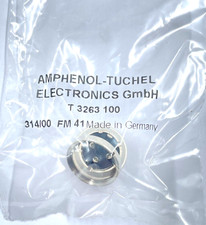  22 Pcs Amphenol Tuchel T 3263 100 Circular DIN Connectors 3 Pin female