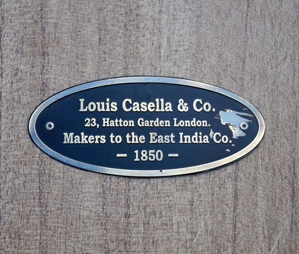 Solid Brass Handle Walking Stick Silver Fish Hand… - image 7