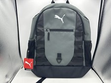 Puma Backpack 15 Inch Book Bag Plenty of Pockets  Zippers Gray w/ Black MSRP 50