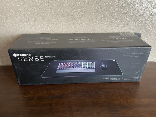 ROCCAT Sense AIMO XXL PC Gaming Mousepad with RGB Lighting