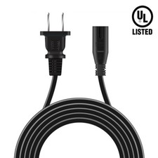 6ft UL AC Adapter Cable for HP OfficeJet 5258 All-in-One Printer Power Cord Lead