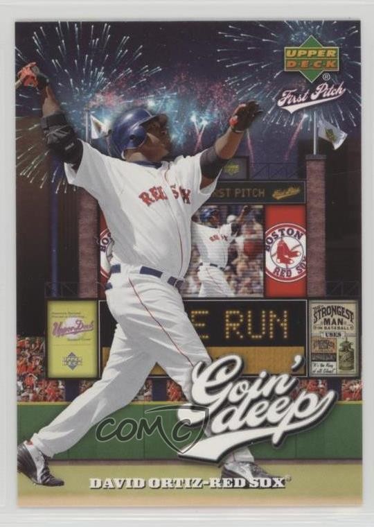 2006 Upper Deck First Pitch Goin' Deep David Ortiz #GD-12 HOF 2u3