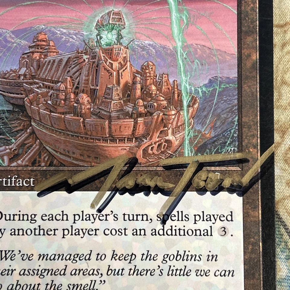 MTG EDH Magic the gathering Defense Grid Signed x1 Urza’s Legacy Mark Tedin 🔥 - Image 3 of 4