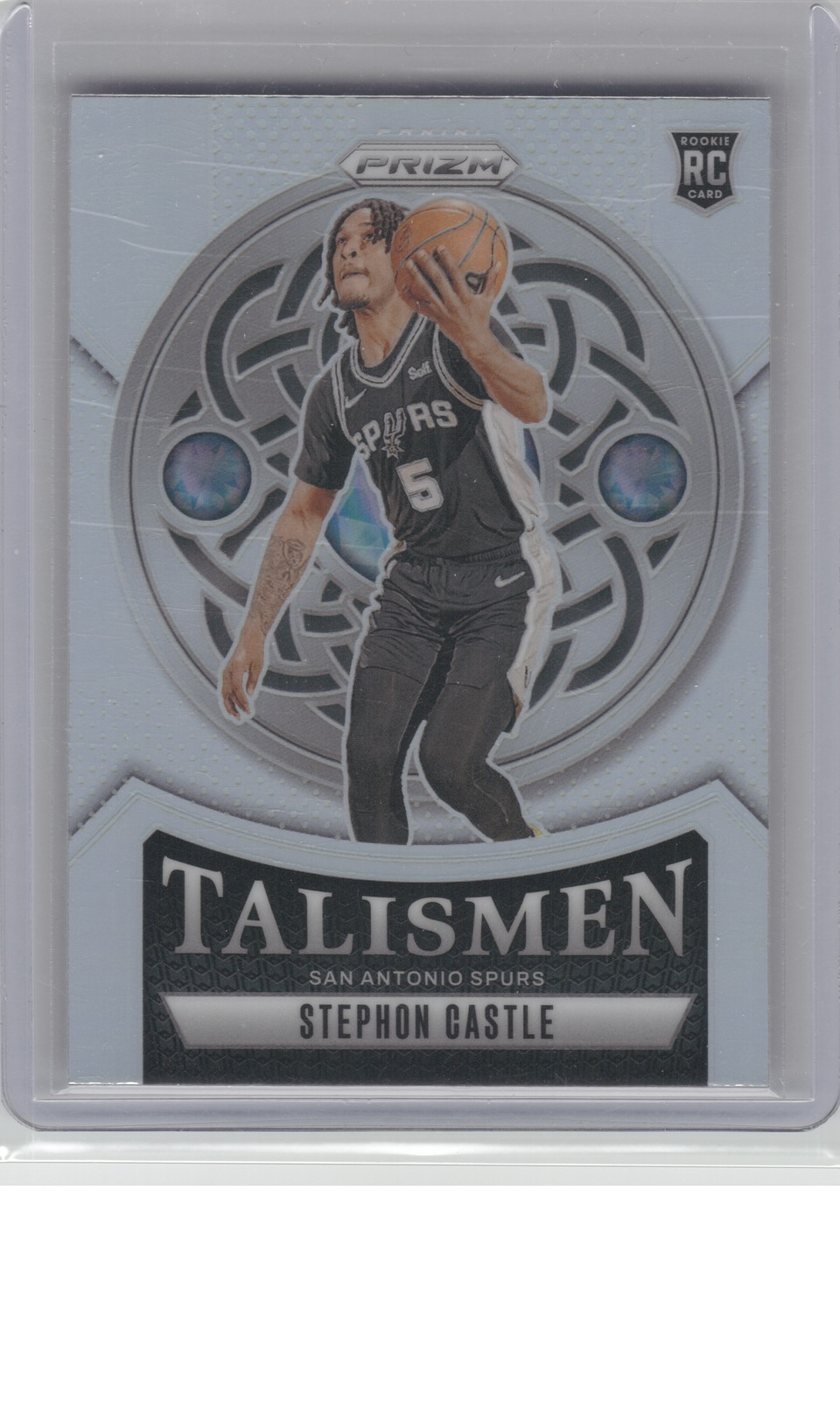 2024-25 Panini Prizm #14 Stephon Castle Talismen Prizms Silver B2R1C65
