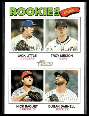 #ad 2026 Topps Heritage 387 Little Melton Raquet Darnell RC Short Print SP $4.99