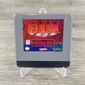 Vintage Nintendo Virtual Boy Red Alarm Complete With Box Manual & Protector.